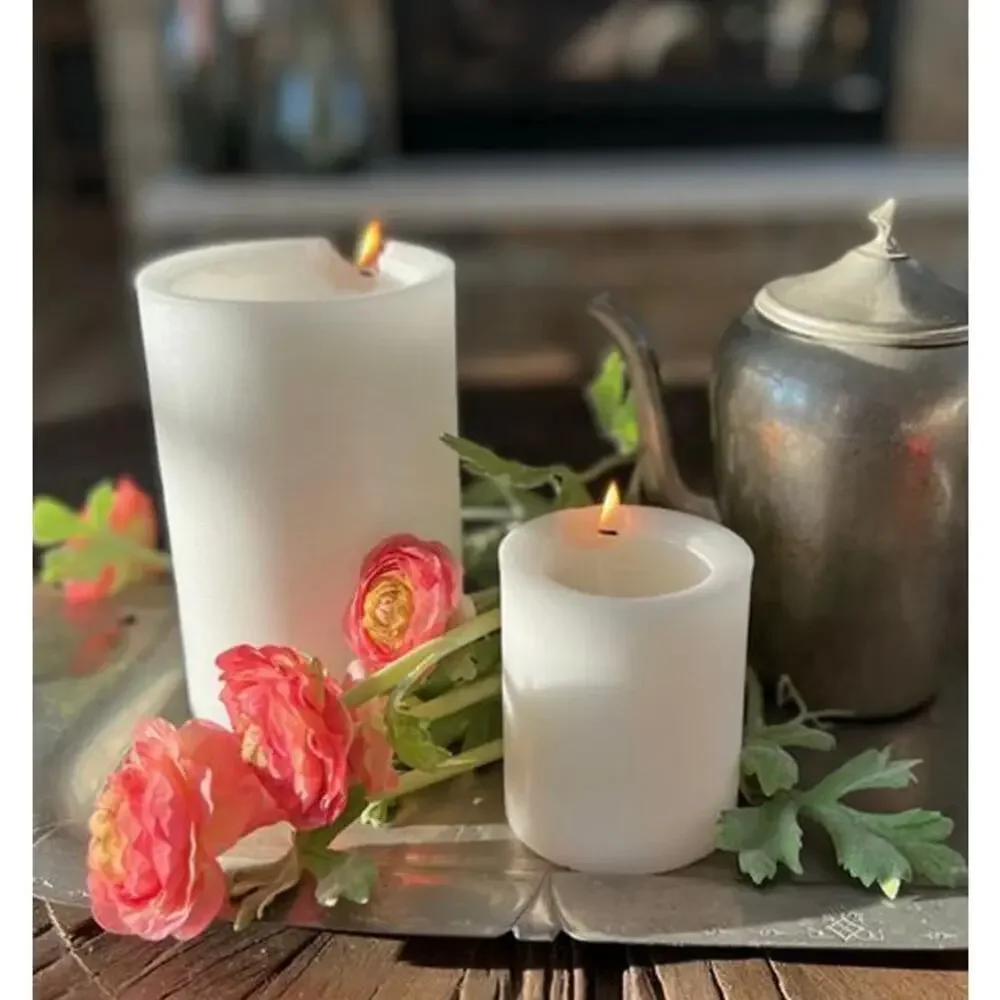 Spiral Light Candle FOREST WHISPER 4 X 6 Round 40hr Burn -Brand New Large